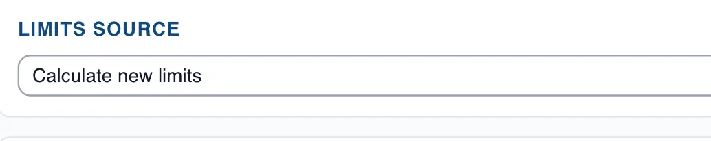 Limit source section