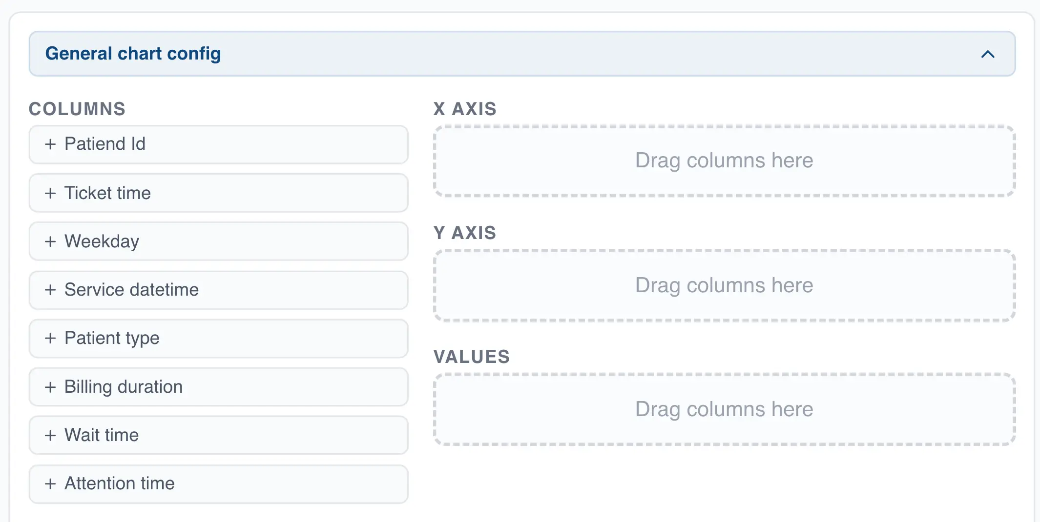 Drag columns