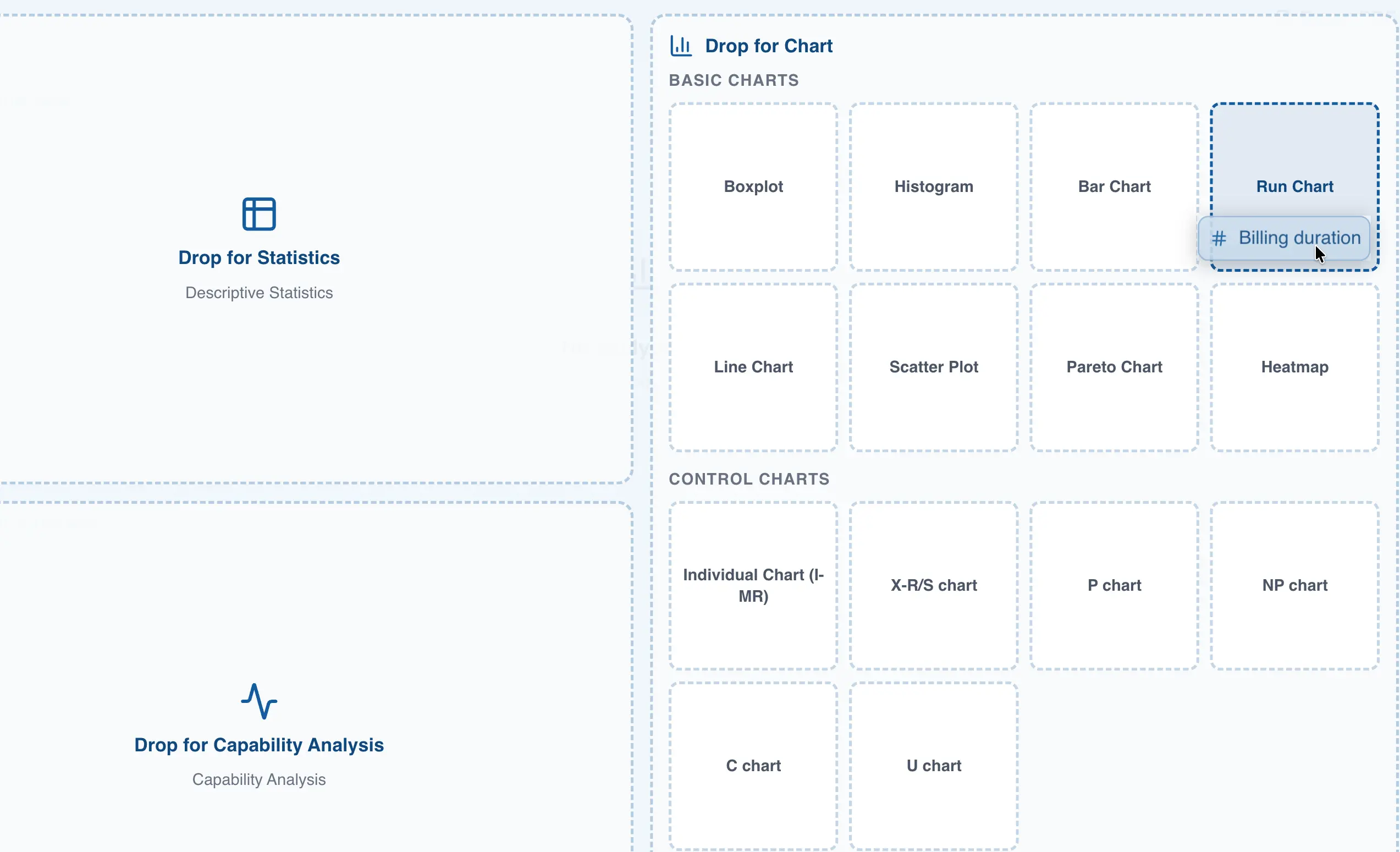 Create from drag and drop